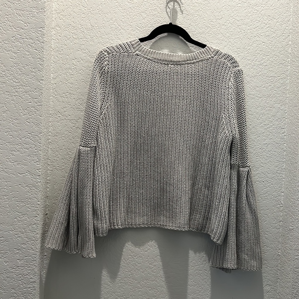 Free People Damsel bell sleeve cropped sweater - Picture 4 of 5